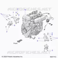 ENGINE, MOUNTING