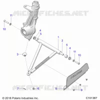 SUSPENSION, A-ARM AND STRUT MOUNTING -A19SDA57R1/SDE57R1 