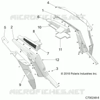 REAR FENDERS AND BEZELS- Z19VPE92AM/BM (C700248-8)