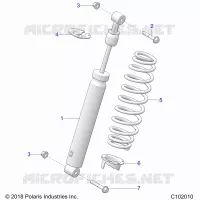 SUSPENSION, REAR SHOCK