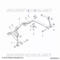 SUSPENSION, FRONT STABILIZER BAR