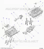 ENGINE, CRANKCASE, CRANKSHAFT