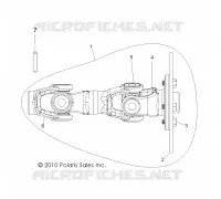DRIVE TRAIN, REAR PROP SHAFT