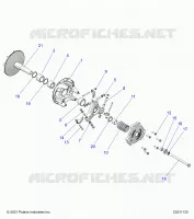 DRIVE TRAIN, PRIMARY CLUTCH