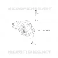 DRIVE TRAIN, GEARCASE MOUNTING, FRONT