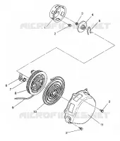 RECOIL STARTER ASSEMBLY STARLITE/0933427 (4922972297042A)