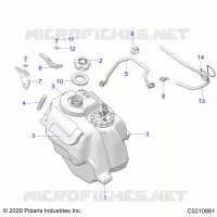 FUEL SYSTEM, FUEL TANK ASM.