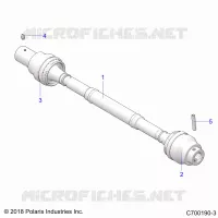 DRIVE TRAIN, FRONT PROP SHAFT