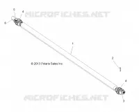 DRIVE TRAIN, FRONT PROP SHAFT