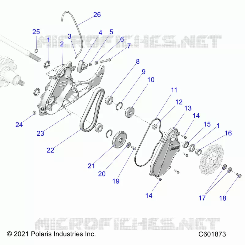 DRIVE TRAIN, CHAINCASE