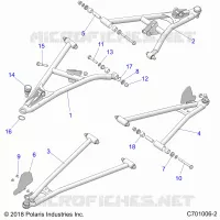 FRONT SUSPENSION CONTROL ARMS