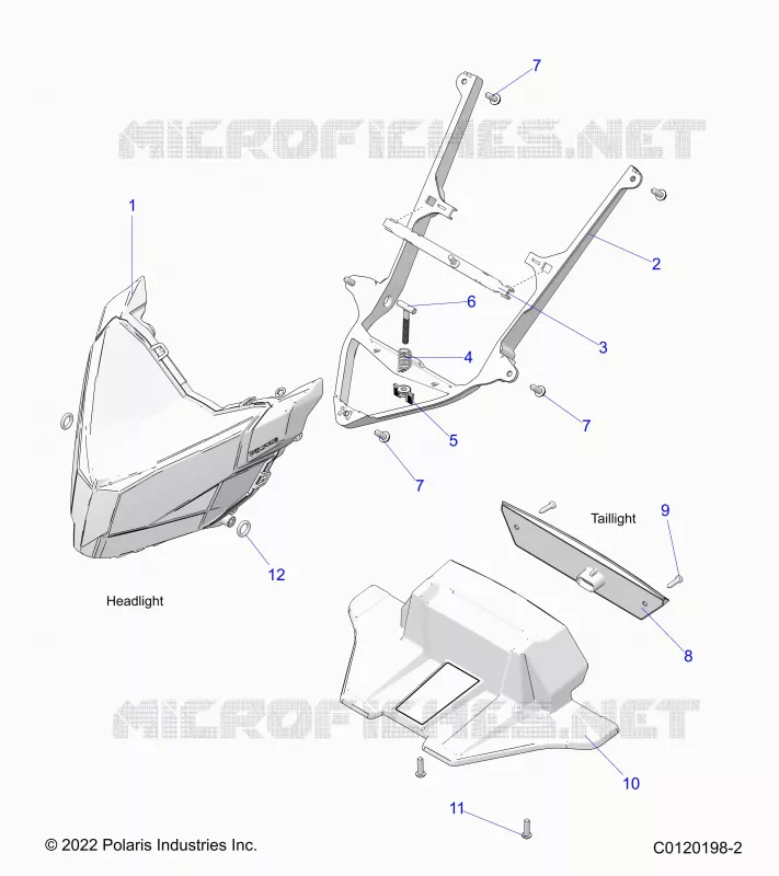 ELECTRICAL, HEADLIGHT AND TAILLIGHT