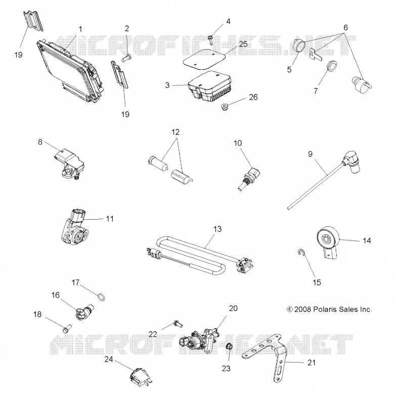 SWITCHES, SENSORS, ECU AND CONTROL MODULES