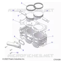 CYLINDER AND PISTON