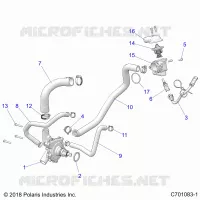 ENGINE, WATERPUMP AND BYPASS