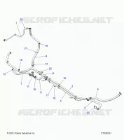 COOLING ROUTING, ENGINE