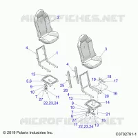 SEAT ASM. AND SLIDER