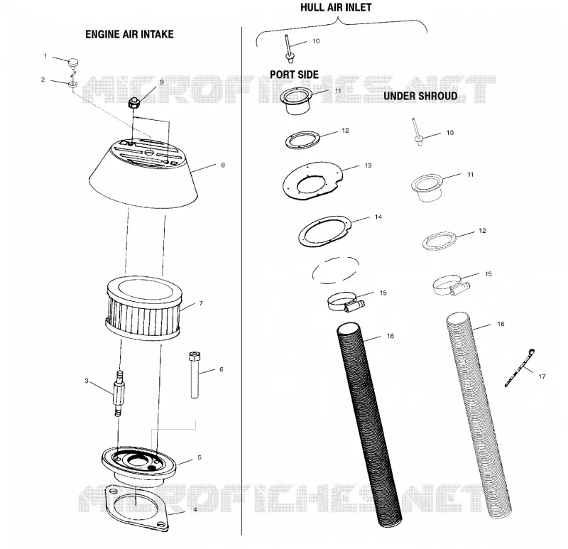 AIR INTAKE/HULL AIR INLET