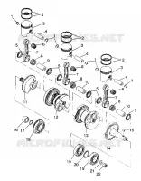CRANKSHAFT   PISTON SL 750 / B934070 (4924752475024A)