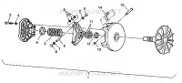 DRIVE CLUTCH ASSEMBLY 6X6 350L W938739 (4924062406031A)