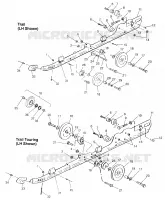 RAIL MOUNTING (SUSPENSION) TRAIL 0972761, EUROPEAN TRAIL E972761, TRAIL TOU (4938313831C004)
