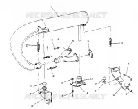 EXHAUST SYSTEM SPORT 0950443, SPORT TOURING 0950243  AND EUROPEAN SPORT TOU (4928822882C008)