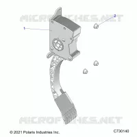 ENGINE, THROTTLE PEDAL