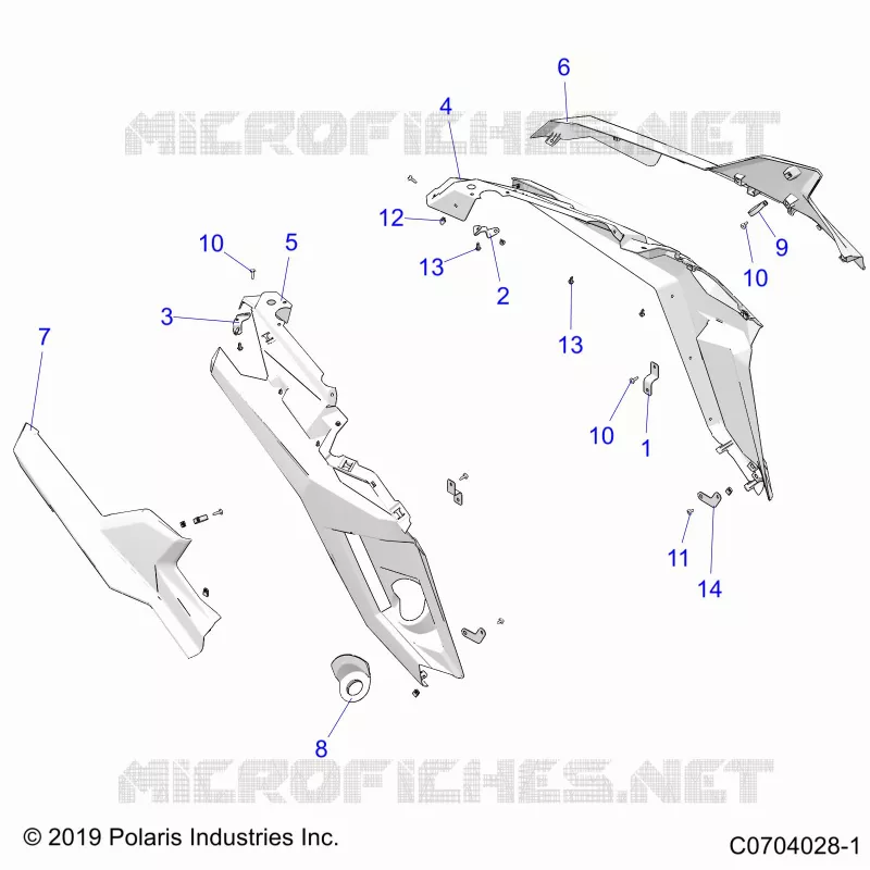 REAR BODYWORK FENDERS