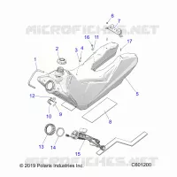 FUEL SYSTEM, FUEL TANK ASM.