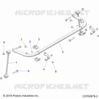 SUSPENSION, REAR STABILIZER BAR