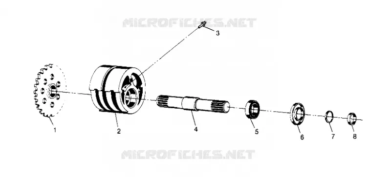 FRONT TIGHTENER ASSEMBLY SPORTSMAN 4X4 W948040 (4926842684B002)