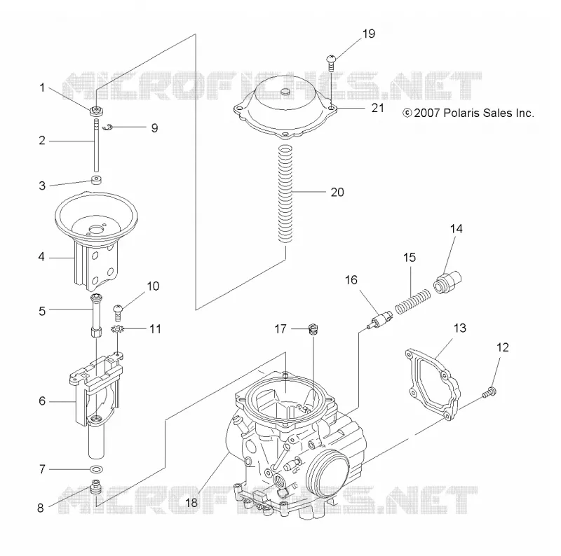 CARBURETOR, UPPER