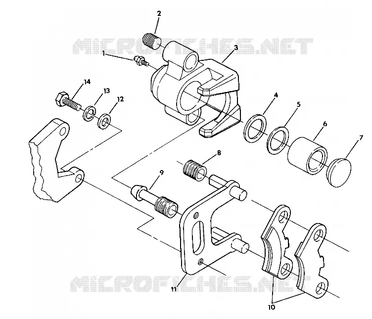 FRONT BRAKE 350 4X4