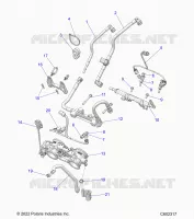 FUEL SYSTEM, RAIL, LINES AND THROTTLE BODY