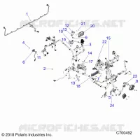 WIRE HARNESS COMPONANTS- R19RSE99/A (C700492)