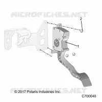 ENGINE, THROTTLE PEDAL
