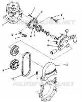 WATER PUMP STORM E940782 AND STORM SKS E940582 (49274427440033)