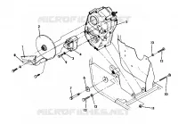 RH GEARCASE   BRAKE MOUNTING   350 2X4
