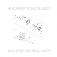 DRIVE TRAIN, SECONDARY CLUTCH