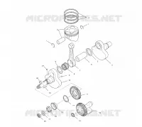 CRANKSHAFT AND PISTON