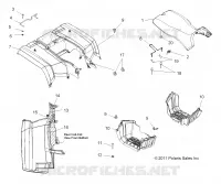 REAR CAB, SEAT AND FOOTWELLS