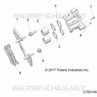 BRAKES, REAR CALIPER