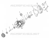 WATER PUMP 700 RMK 0970966, 700 SKS 0970566, AND EUROPEAN 700 SKS E970566 (4938573857C008)