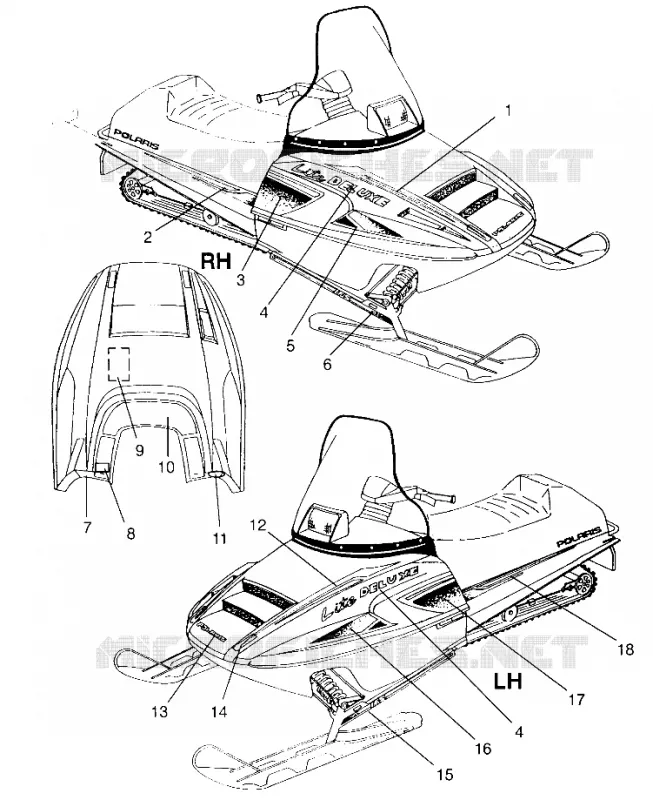 DECALS LITE DELUXE 0963431 (4931663166A012)