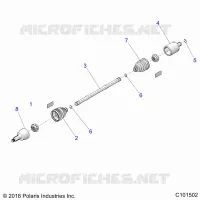 DRIVE TRAIN, DRIVE REAR SHAFT