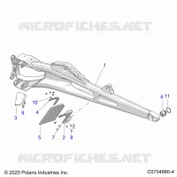 REAR SUSPENSION TRAILING ARMS