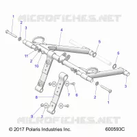 SUSPENSION, FRONT TORQUE ARM