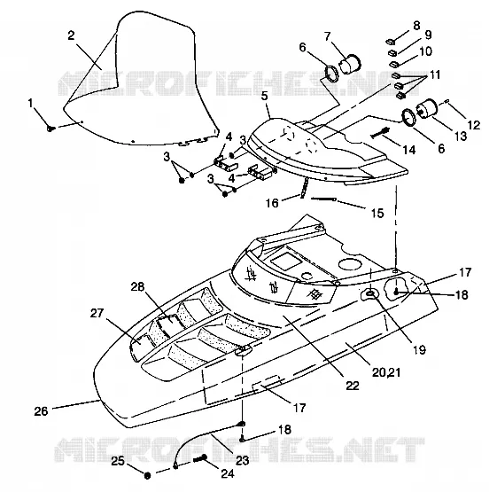 HOOD ASSEMBLY 440 0942760 AND 440 SKS 0942560 (4925072507005A)