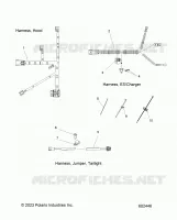 ELECTRICAL, HARNESS, HOOD, E.S. START, TAILLIGHT