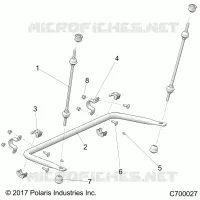 SUSPENSION, REAR STABILIZER BAR